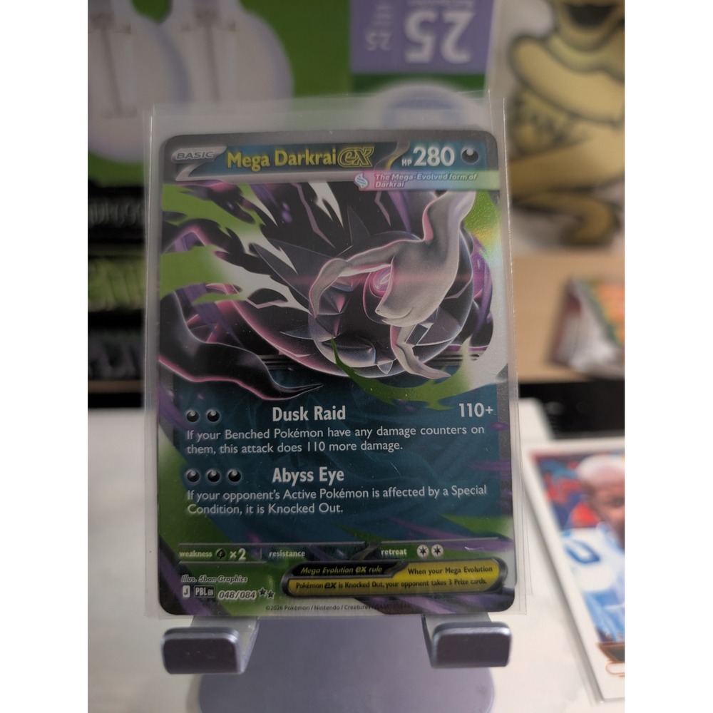 Pokemon Mega Darkrai ex 048/084 SV6a Night Wanderer Japanese Ultra Rare Card
